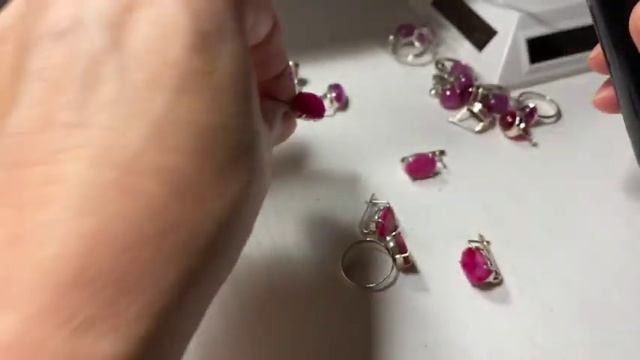 РУБИН. Обзор работ с рубином корундом натуральным. #украшениярубин #рубин #рубинзвездчатый #обзор