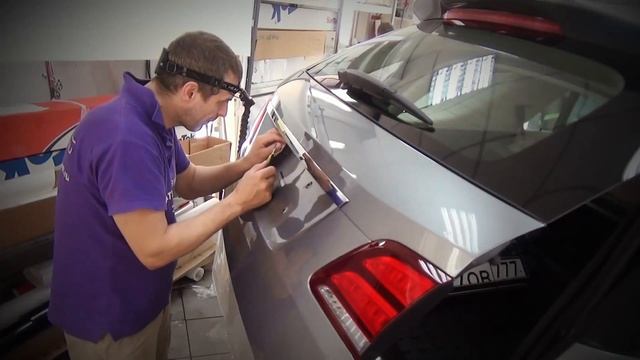 Оклейка антигравийной защитной пленкой Mercedes GLE смотреть онлайн