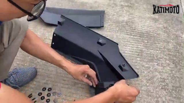 Installation of Front & Rear Wider XXL Fender Flares for Kawasaki Teryx KRX 1000 смотреть онлайн