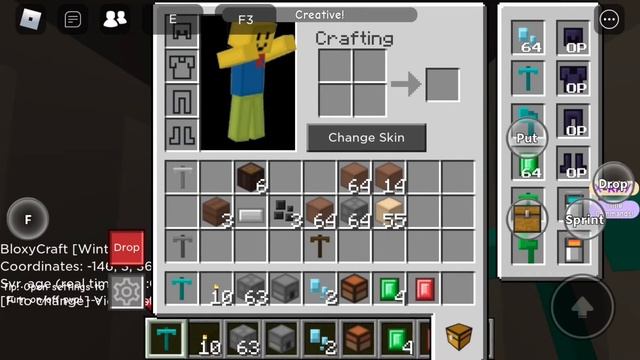 How to find diamonds, emeralds, rubies and sapphire Bloxycraft Roblox смотреть онлайн