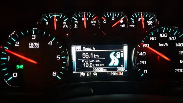 Расход бензина Шевроле Тахо 2017 г. смотреть онлайн