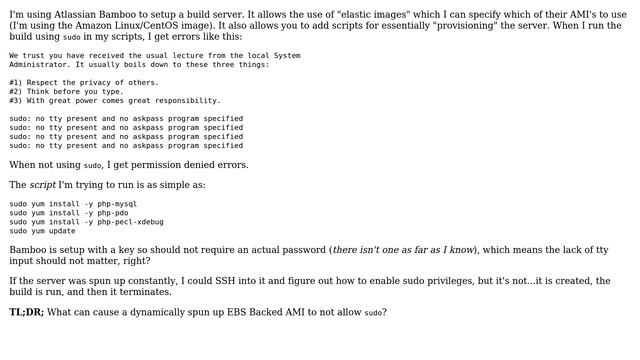 DevOps & SysAdmins: EC2 Automatic Instance Sudo Not Working (2 Solutions!!) смотреть онлайн