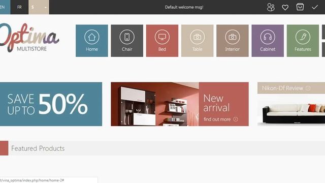 Joomla шаблон Vina Optima 1.2. JoomShopping скачать бесплатно смотреть онлайн