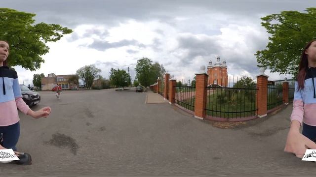 Катаюсь на гироскутере и снимаю на камеру 360° смотреть онлайн