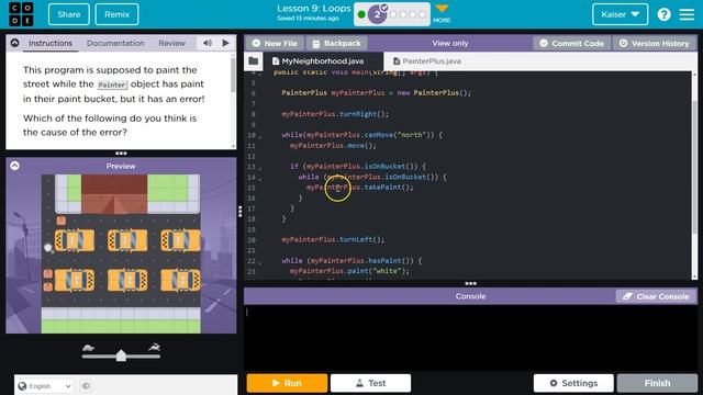 Code.org Lesson 9.3 Loops | Tutorial with Answers | Unit 1 Computer Science A (CSA) смотреть онлайн