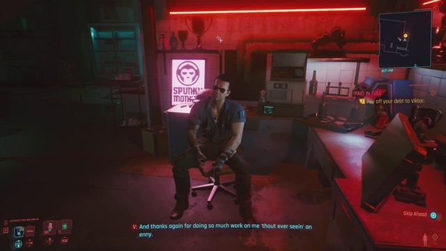 Cyberpunk 2077 Paying Off Viktor's debt смотреть онлайн