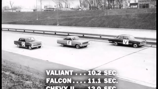 1964 Plymouth Valiant V8 Performance vs Chevrolet Chevy II and Ford Falcon смотреть онлайн