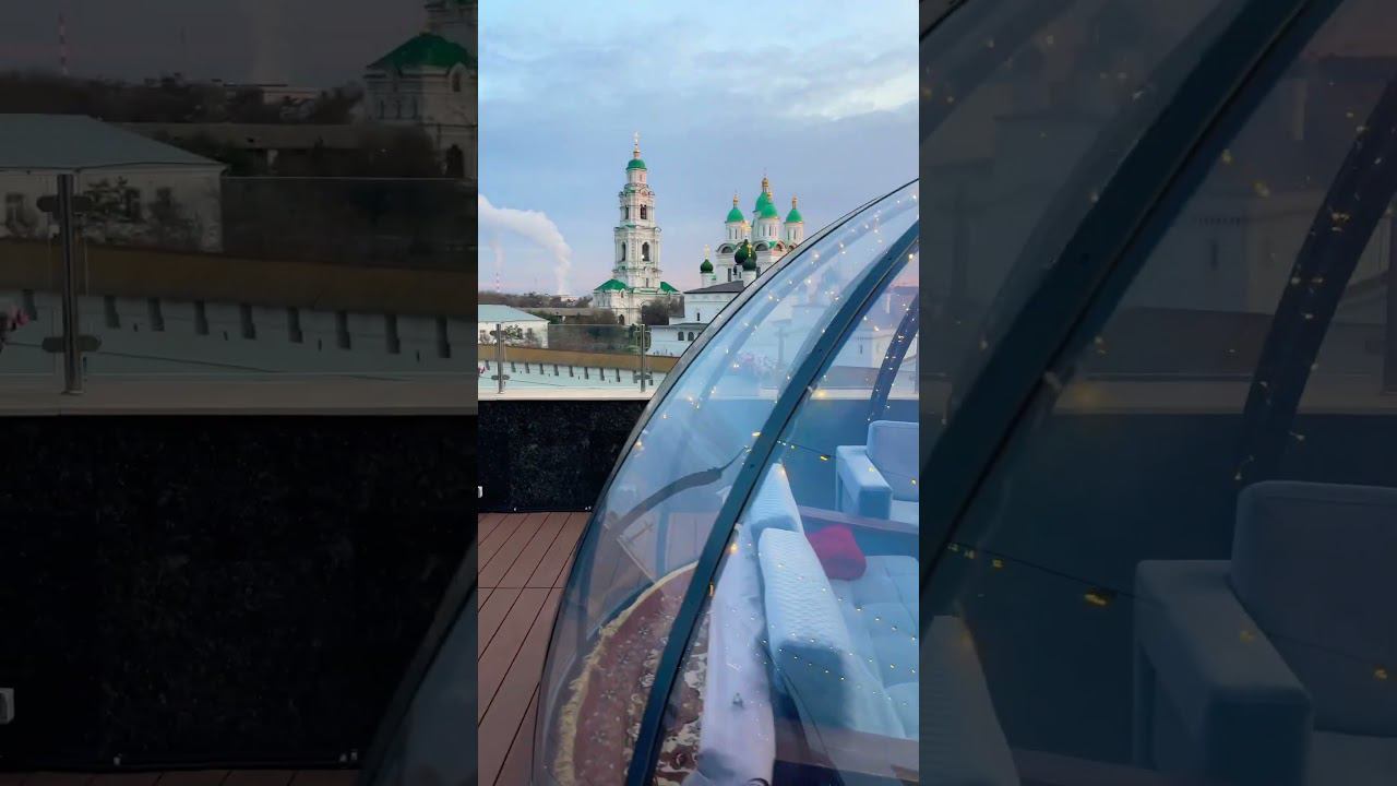 Вечер в Астрахани с видом на Кремль. #vlog #путешествие #shorts смотреть онлайн
