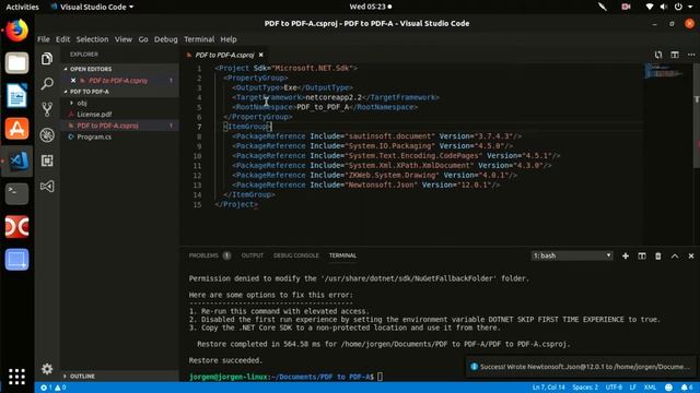 How to create PDF/A under Linux (using Document .Net) смотреть онлайн