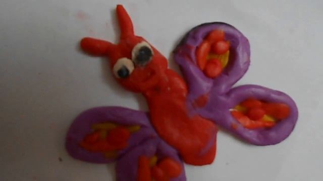 20. Бабочка из пластилина. смотреть онлайн