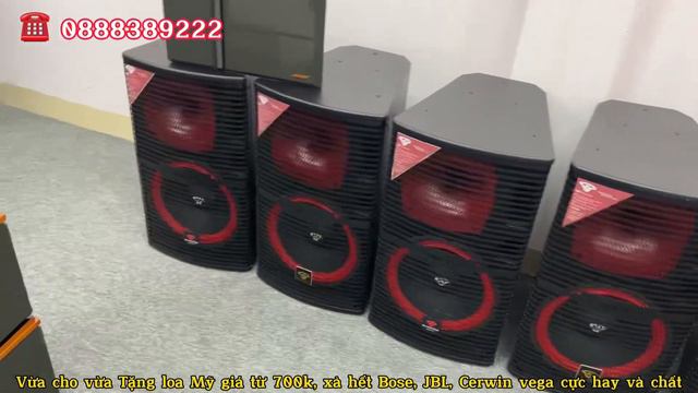 Vừa Cho vừa Tặng lô Loa Mỹ JBL, Bose, Cerwin Vega từ 700k, xả hết Kho loa Bãi giá Rẻ | 0888389222 смотреть онлайн