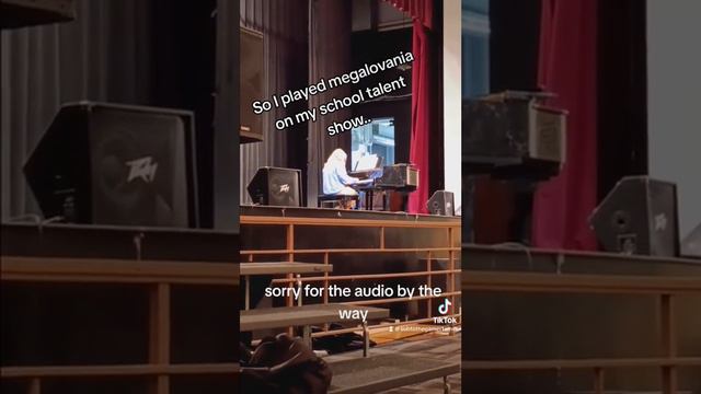 So I played megalovania on my school talent show.. смотреть онлайн