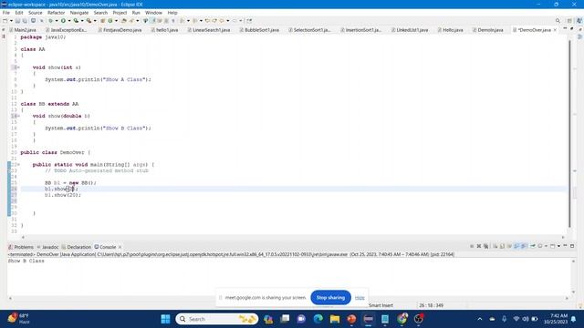 Method Overriding in Java With Example смотреть онлайн