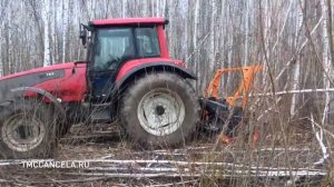 Трактор VALTRA T190 с мульчером TMC Cancela TFS2 200