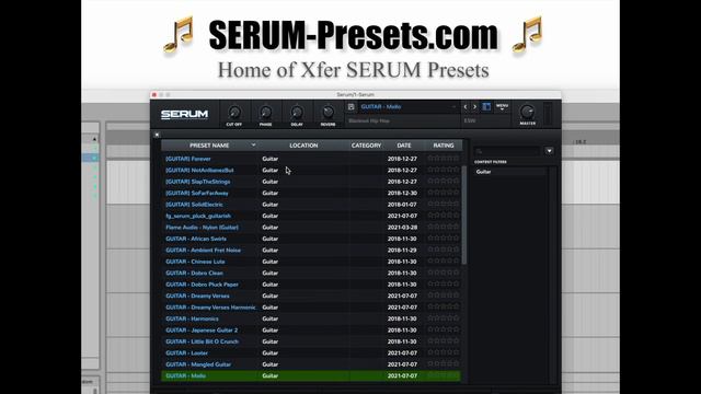 47 SERUM Guitar Presets