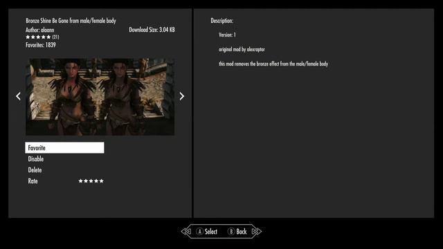 Skyrim (mods) - Hope - Spotlight On: Bronze Shine Be Gone From Male/Female Body смотреть онлайн