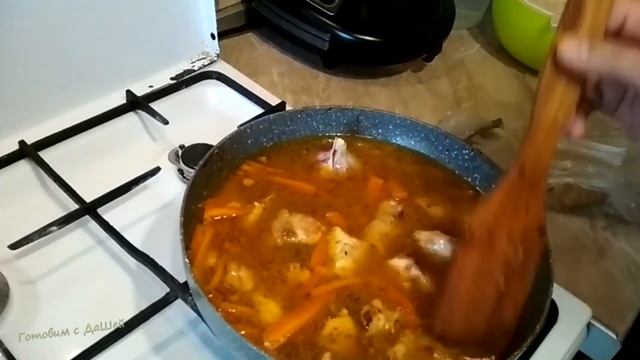 Как приготовить плов на сковородке . Плов с курицей . Вкусный рецепт. смотреть онлайн