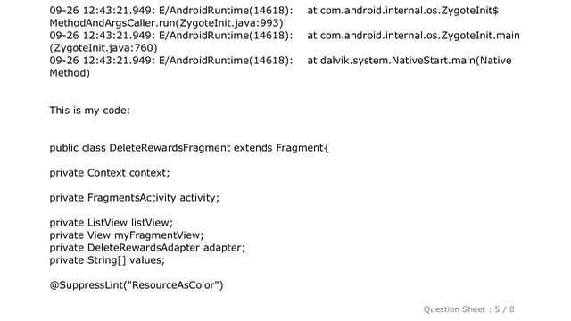 Android : Android Error: Unable to add window -- token null is not for an application смотреть онлайн