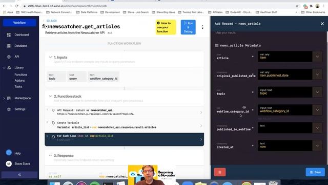 Webflow & Xano: News Feed Publishing - Part 6 (Associate each article to a Category in Webflow) смотреть онлайн