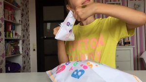 Распаковка Самодельных бумажных СКВИШИ DIY / Сюрприз Подарок СКВИШ КЛУБНИКА / НАША МАША