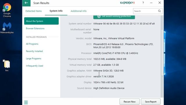 Kaspersky System Checker Overview and Tutorial смотреть онлайн