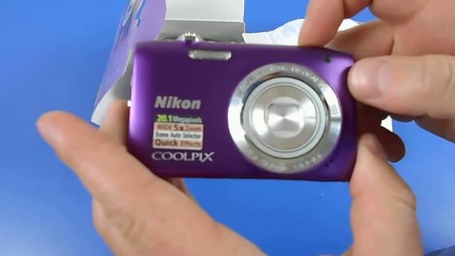 Фотоаппарат Nikon COOLPIX S2800 Purple | unboxing смотреть онлайн