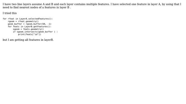 GIS: How to find nearest nodes of polyline in QGIS using Python? смотреть онлайн
