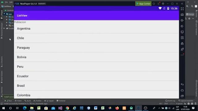Android Studio ejemplos Button, RadioButton, CheckBox, Spinner, ListView смотреть онлайн