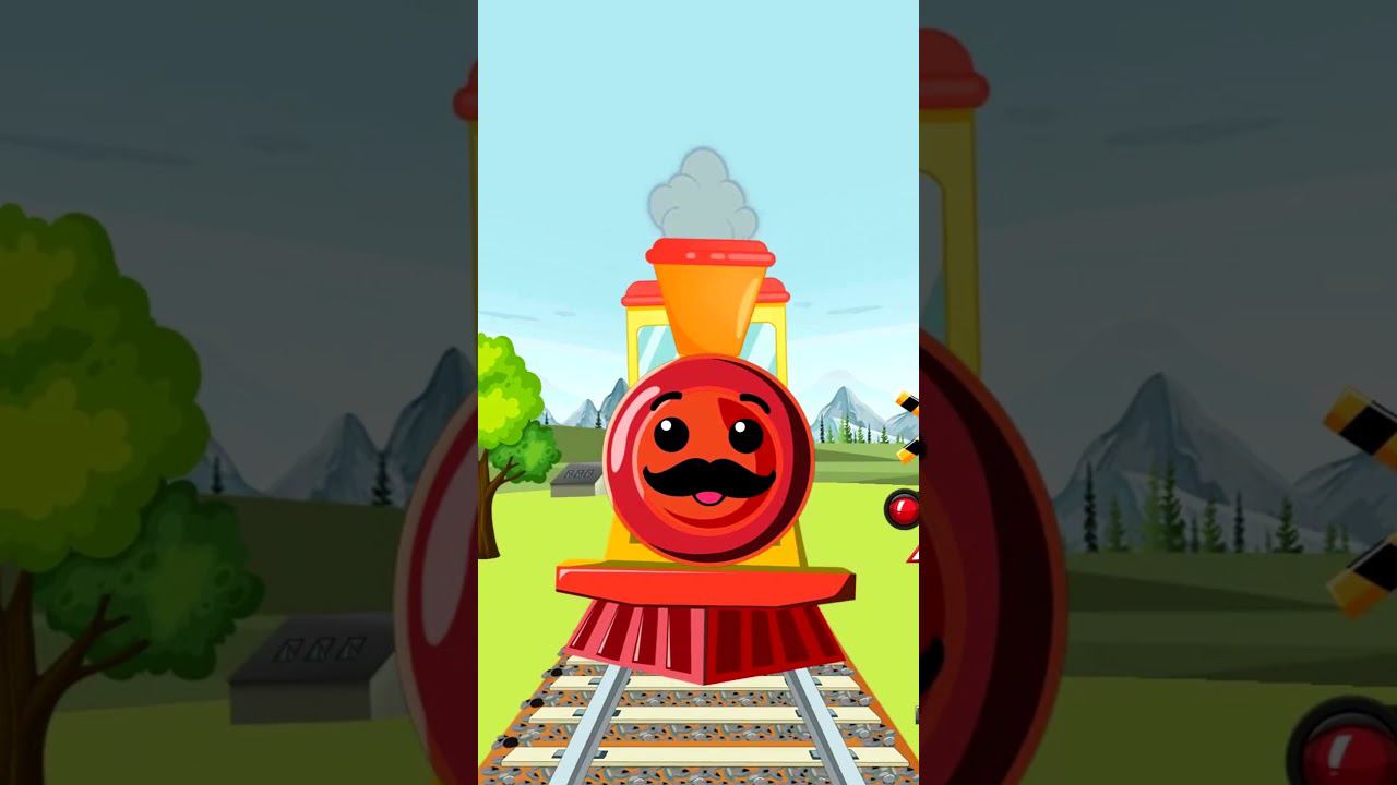 Кого везет паровозик Чом - Корова. Песенка про паровозик #песенкидлядетей #крошкаантошка смотреть онлайн