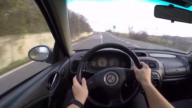 MG ZR 160 118 kW (2002) - POV Test Drive + Acceleration 0 - 200 km/h смотреть онлайн