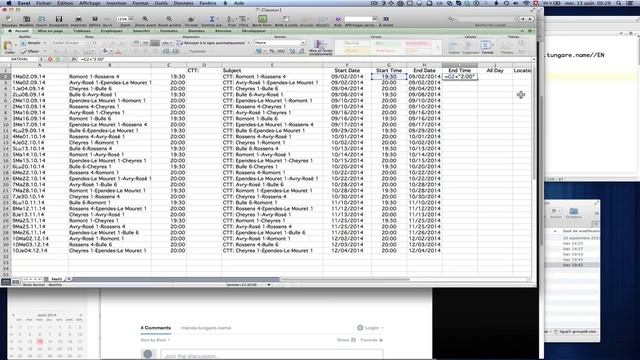 Web to Excel to CSV to ICS смотреть онлайн