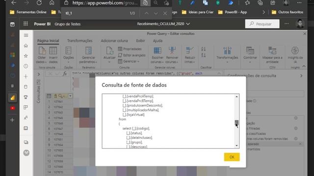 #PowerQuery Microsoft SQL: Invalid column name 't0_1' смотреть онлайн
