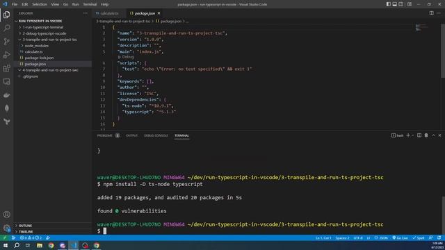 How to Run TypeScript in Visual Studio Code смотреть онлайн