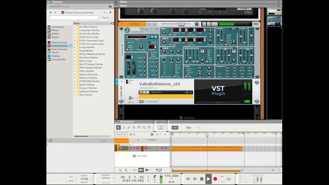 Playing the Reason software with an Evolution MK-449C MIDI keyboard controller смотреть онлайн