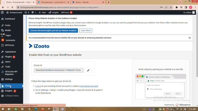 How to implement iZooto Web Push notifications on a Wordpress website смотреть онлайн