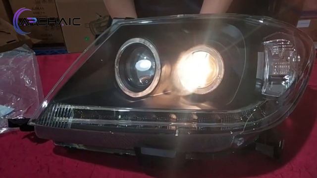 Full Led Headlights Assembly For Toyota Hilux 2005-2011 смотреть онлайн