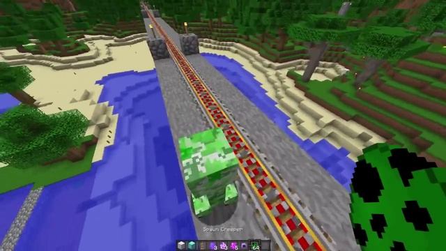 Minecraft | EXPLODY BOMBS & THINGS! | One Command Block! смотреть онлайн