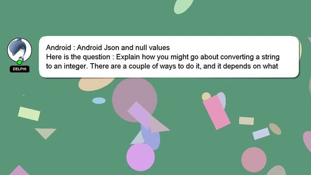 Android : Android Json and null values смотреть онлайн