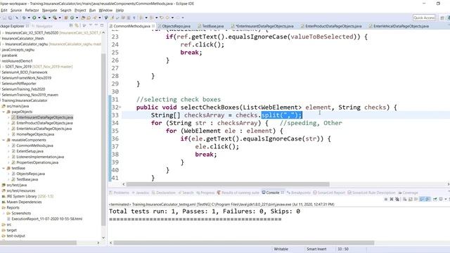 Selenium Framework - Basic-18. Data Driven Test- Part 3- Selecting checkboxes, Create Test Structur смотреть онлайн