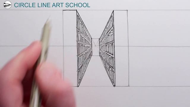 How to Draw a Library in One-Point Perspective for Beginners: Narrated Drawing смотреть онлайн