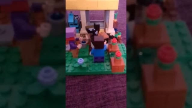 Приключения фермера в Лего майнкрафт часть 5, доверие лошади. смотреть онлайн