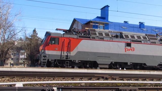 ЭП20-044 с поездом Брянск-Москва смотреть онлайн