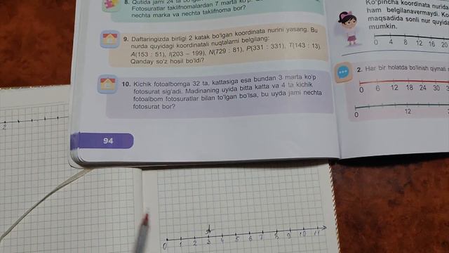 3~sinf Matematika 98~dars