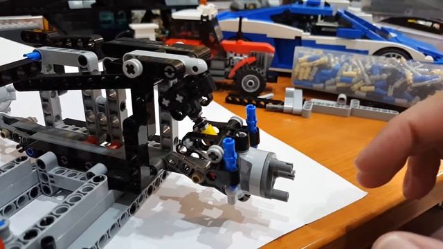 Porsche Lego 42056 - modified front suspension - 01 смотреть онлайн