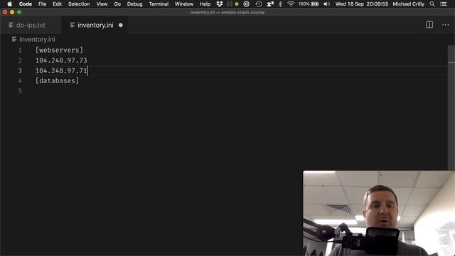 Creating an Inventory for Ansible (INI) смотреть онлайн