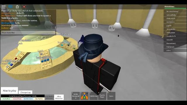 Roblox TARDIS Flight Classic: Spawn a TARDIS in a TARDIS! смотреть онлайн