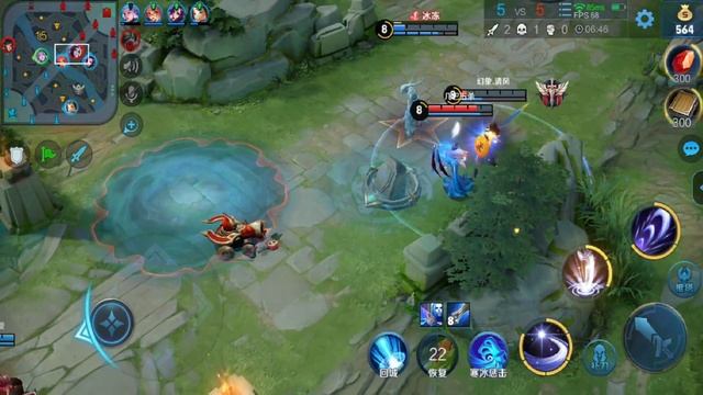 King Of Glory: Luna (Warrior/Assassin) Gameplay смотреть онлайн