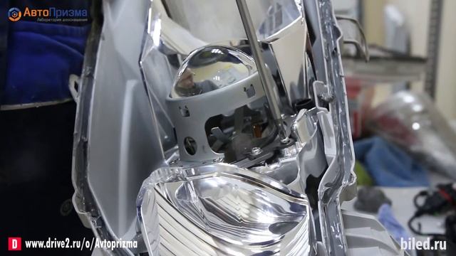 Как установить СВЕТОДИОДНЫЕ линзы на Toyota Highlander смотреть онлайн