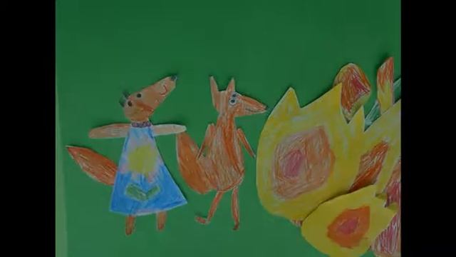 Лисёнок со спичками (рисованная перекладка). смотреть онлайн