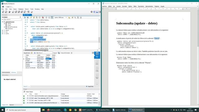 Curso de MySQL: Subconsulta (update - delete) смотреть онлайн
